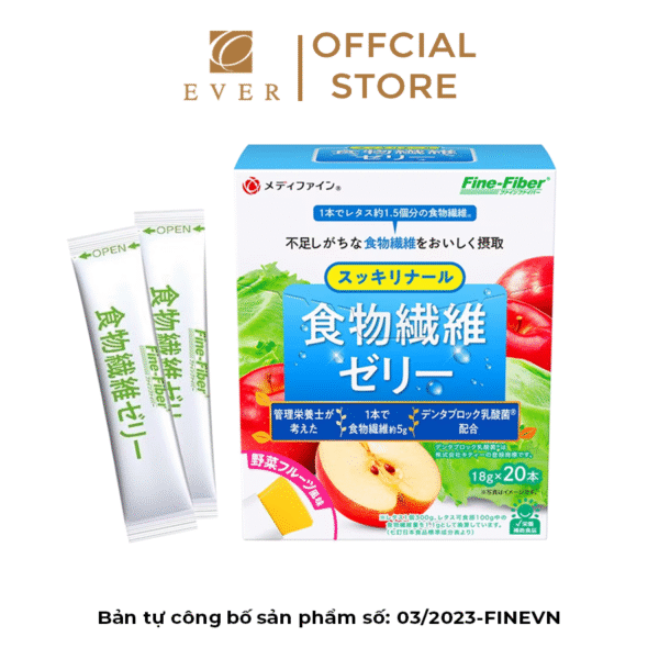 Jelly Chất Xơ Thực Vật - Thạch cung cấp chất sơ và vitamin từ rau củ quả
