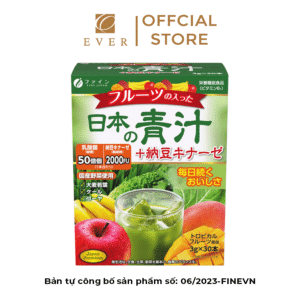 Nước Ép Xanh Nhật Bản Có Trái Cây,  Nattokinase - Bổ sung Vitamin c và chát xơ, bổ sung dinh dưỡng tổng hợp cho cơ thể