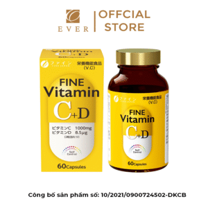 Fine Vitamin C, D - Chống lão hóa, hỗ trợ duy trì sức khỏe