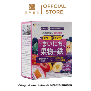 Jelly de Supplement  - Thạch hoa quả bổ sung sắt, chất xơ và vitamin cho nữ giới