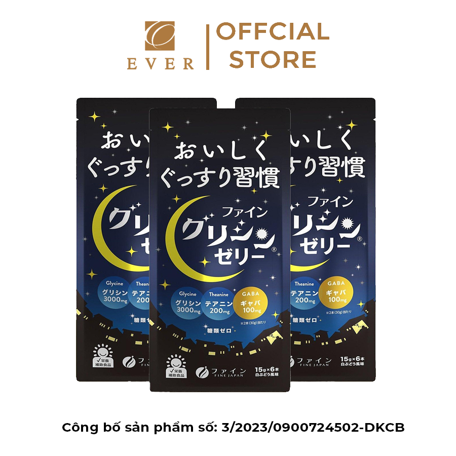 Glycine Jelly - Hỗ trợ ngủ ngon và sâu giấc, giải tảo căng thẳng, giúp thư giãn